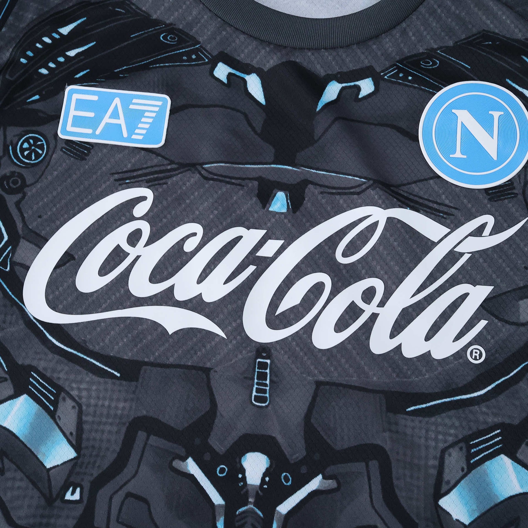 Napoli Training Shirt 25/26 - Men's Black Fan Shirt