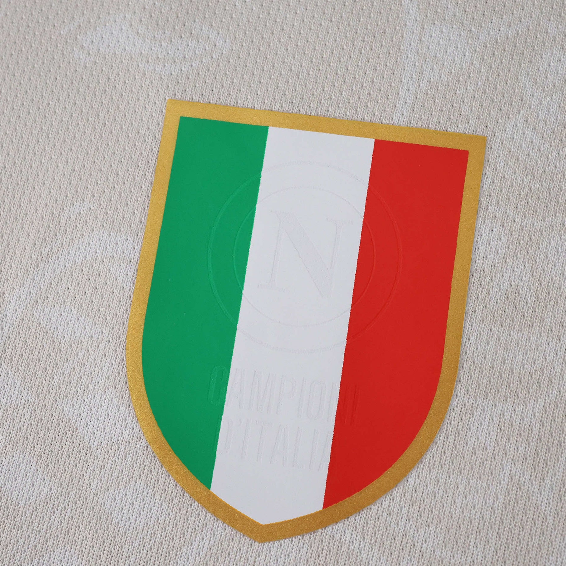 Napoli Away Shirt 25/26 - Men's White Gold Fan Shirt