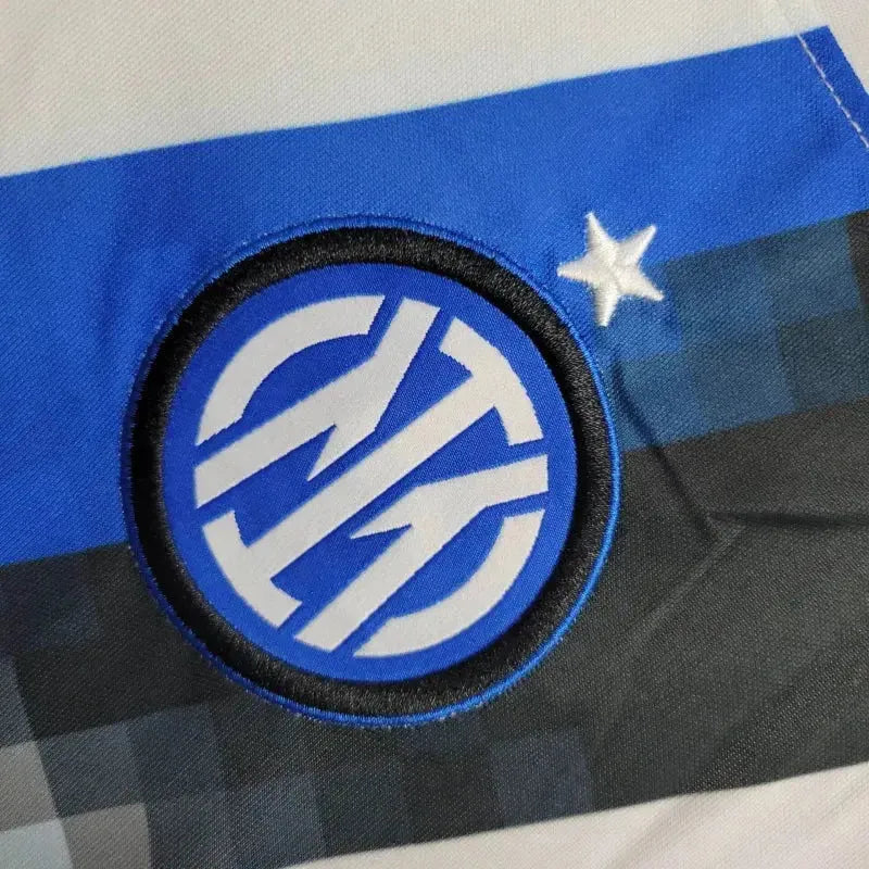 Camisa Inter de Milão Away 23/24 - Torcedor Masculina Branca + Patrocínio Tartarugas Ninja - Netmantos