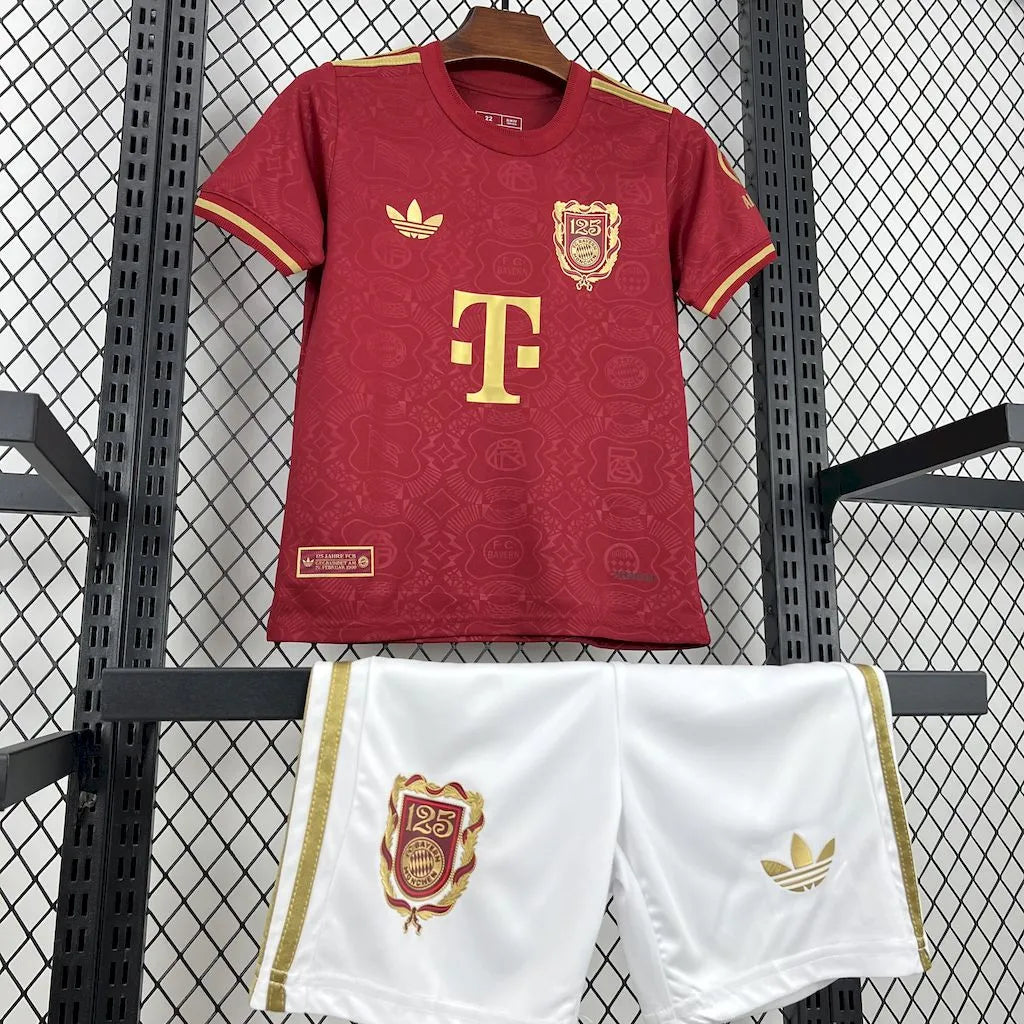 "Camisa Bayern Munchen 125 Anos 25/26 - Torcedor Infantil Vermelha - Netmantos"
