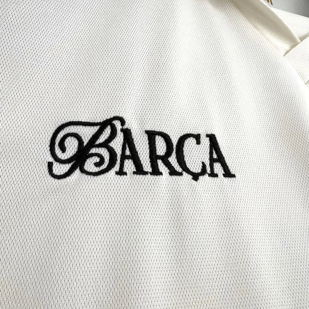 "Camisa Barcelona Lamine Yamal 304 - Torcedor Masculina Branca - Netmantos"
