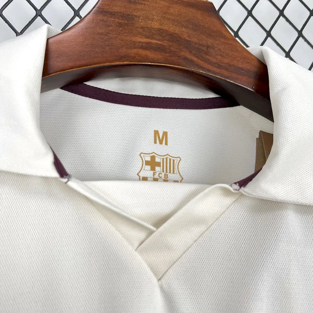 "Camisa Barcelona Lamine Yamal 304 - Torcedor Masculina Branca - Netmantos"