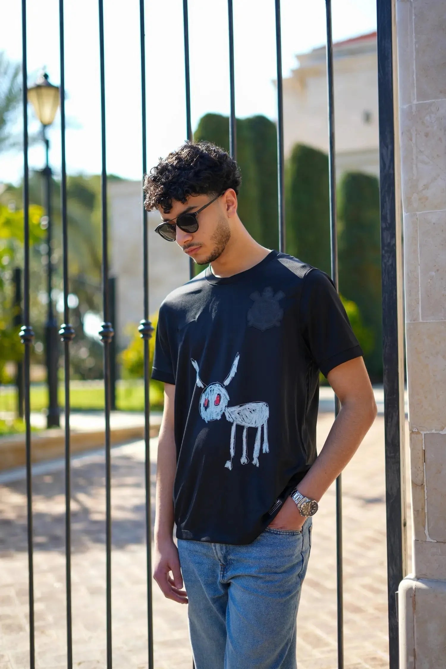 "Camisa Timão X Drake 24/25 - Torcedor Masculina Preta - Netmantos"