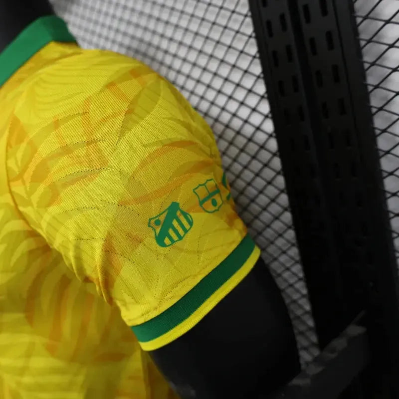 "Camisa Brasil “The Prince” - Jogador Masculina Amarela Comma Football - Netmantos"