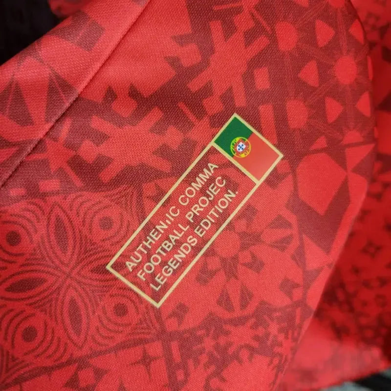 "Camisa Portugal “The Siu” - Torcedor Masculina Vermelha Comma Football - Netmantos"