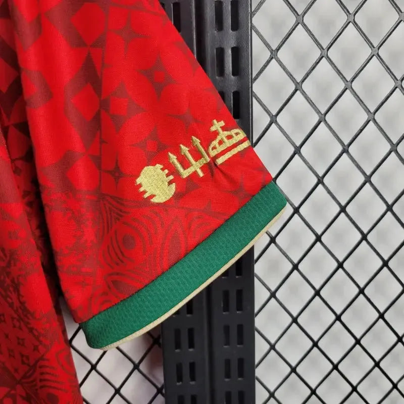 "Camisa Portugal “The Siu” - Torcedor Masculina Vermelha Comma Football - Netmantos"
