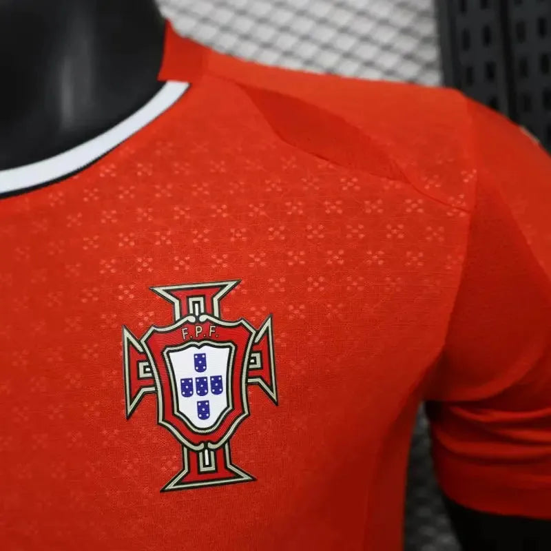 "Camisa Portugal Home 25/26 - Jogador Masculina Vermelha - Netmantos"
