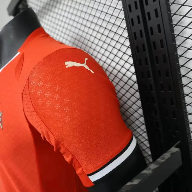 "Camisa Portugal Home 25/26 - Jogador Masculina Vermelha - Netmantos"