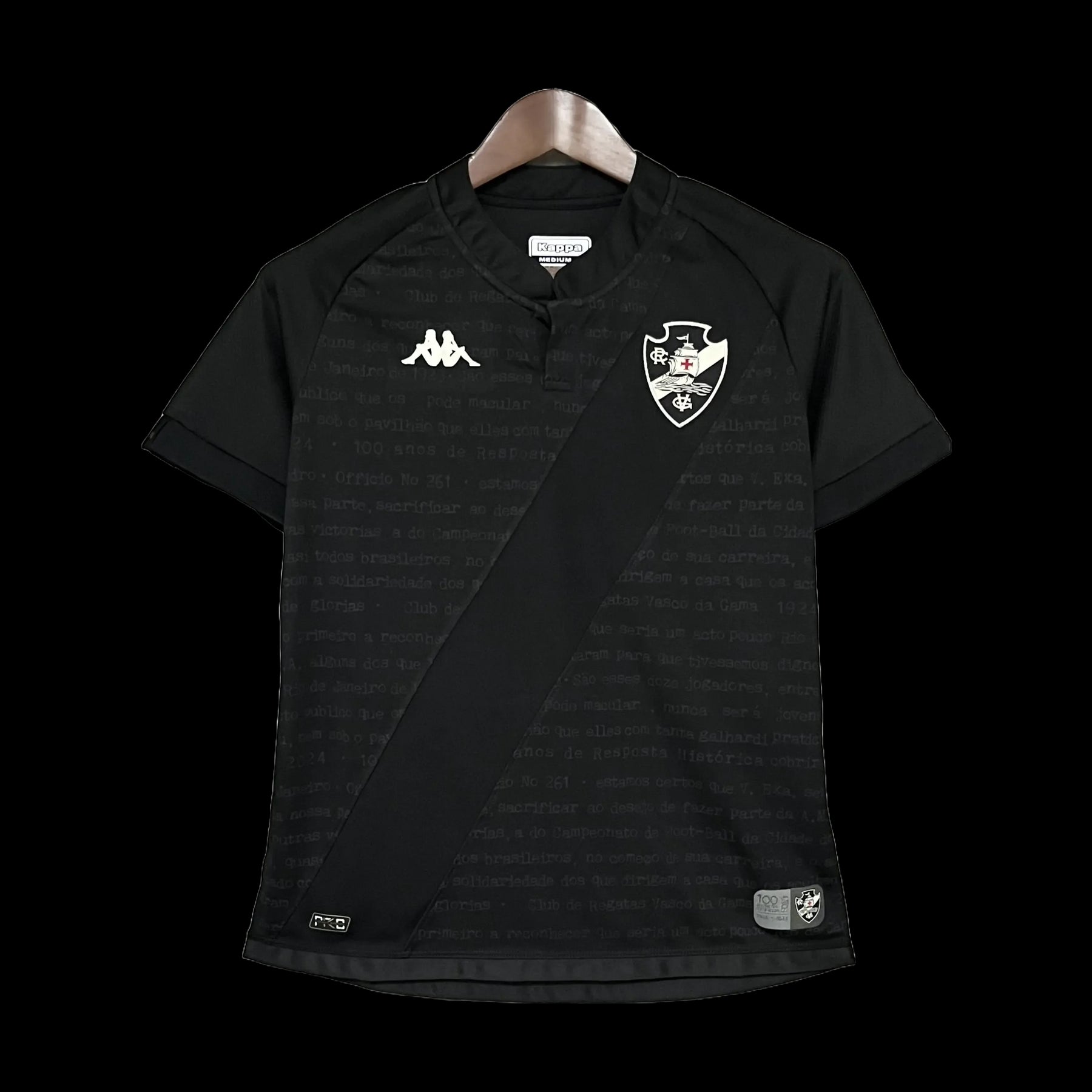 "Camisa Vasco Goleiro 24/25 - Torcedor Feminina Preta - Netmantos"