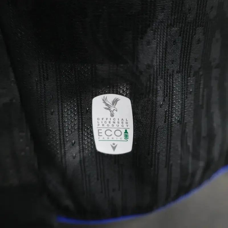 "Camisa Crystal Palace Away 24/25 - Jogador Masculina Preta - Netmantos"