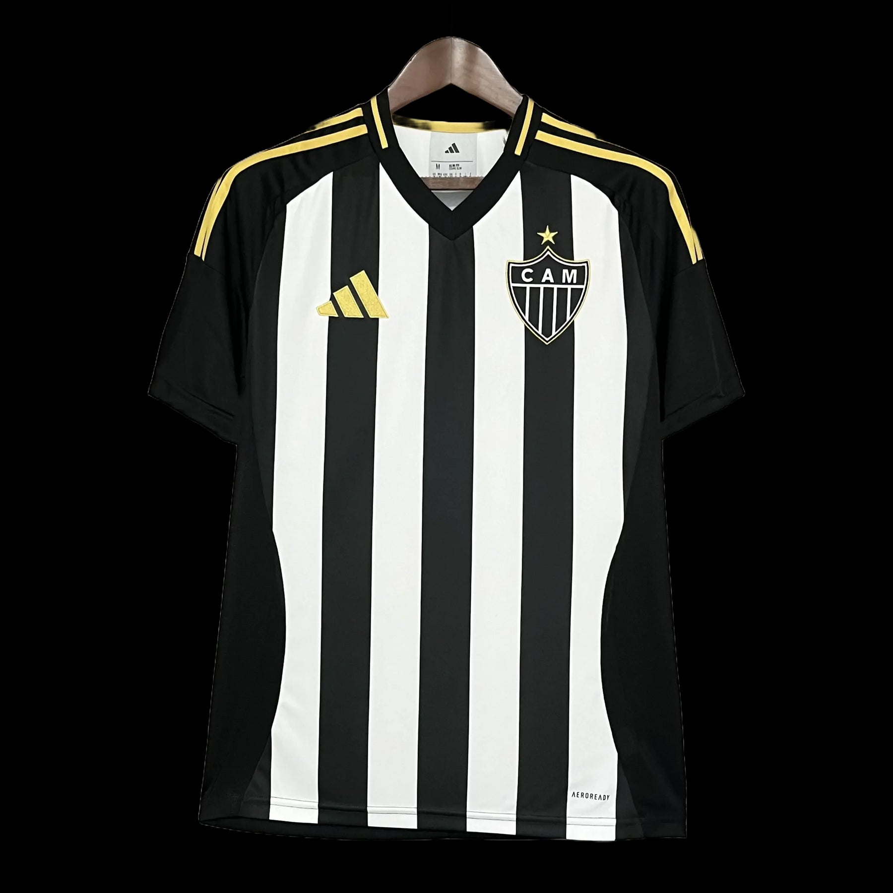 "Camisa Atlético Mineiro Home 25/26 - Torcedor Masculina Listrada + Patrocínios - Netmantos"