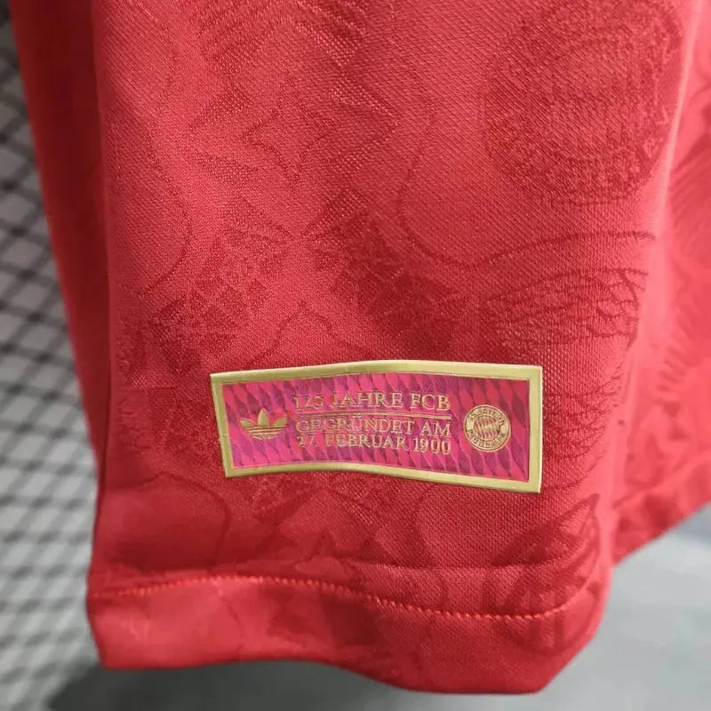 "Camisa Bayern Munchen 125 Anos 25/26 - Jogador Masculina Vermelha - Netmantos"