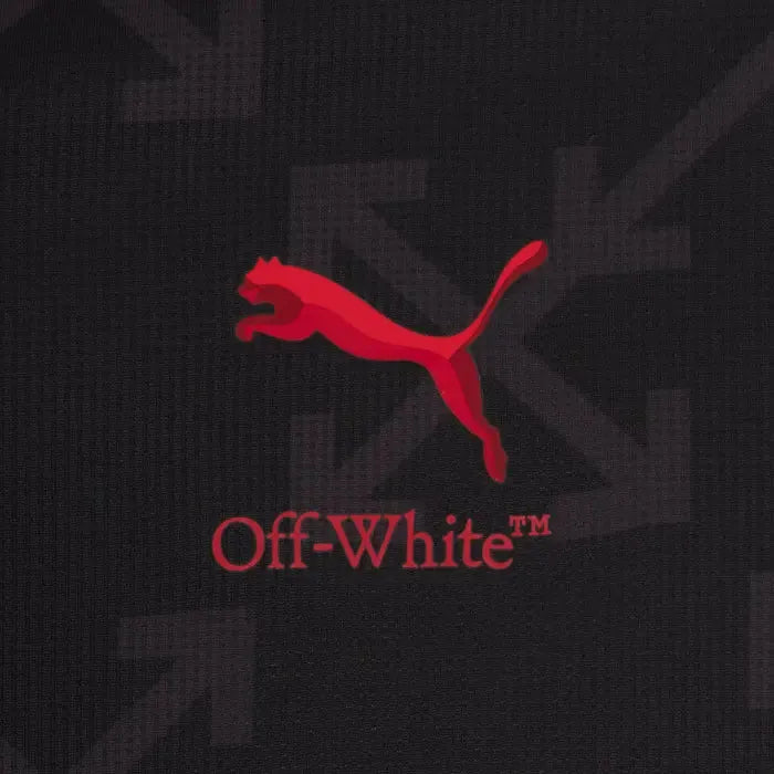 "Camisa AC Milan x Off-White™ Pré Jogo 25/26 - Torcedor Masculina Preta - Netmantos"