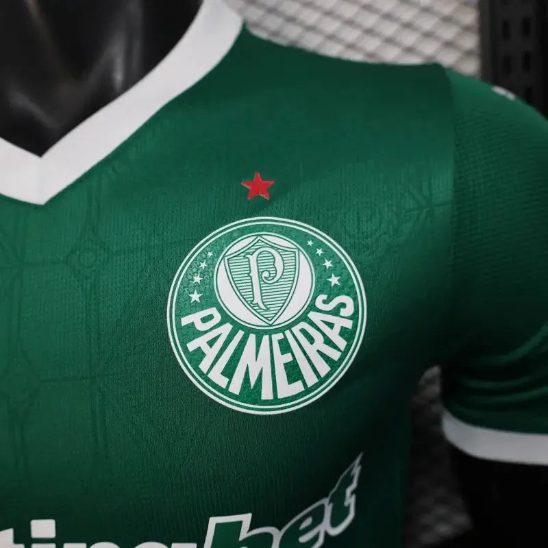 "Camisa Palmeiras Home 25/26 - Jogador Masculina Verde - Netmantos"