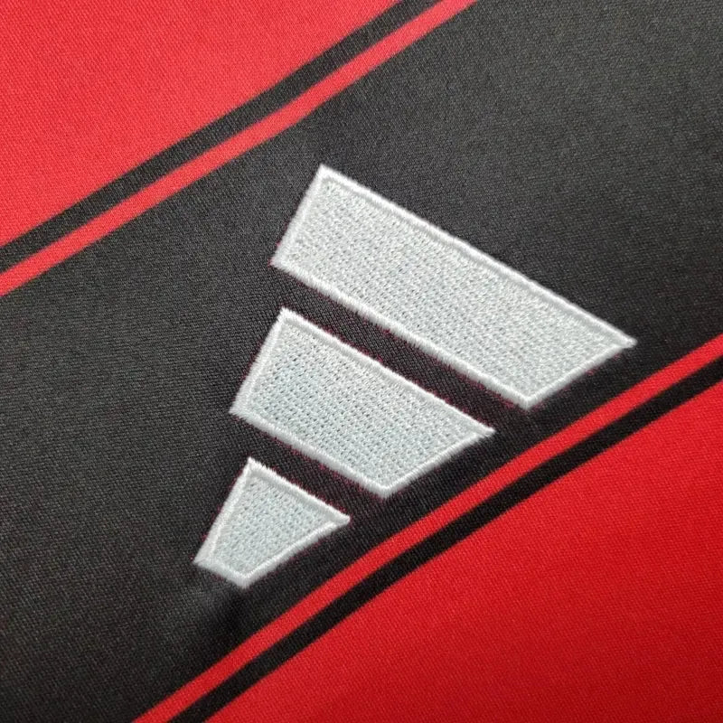 "Camisa Flamengo Home 25/26 - Torcedor Infantil Preta e Vermelha - Netmantos"