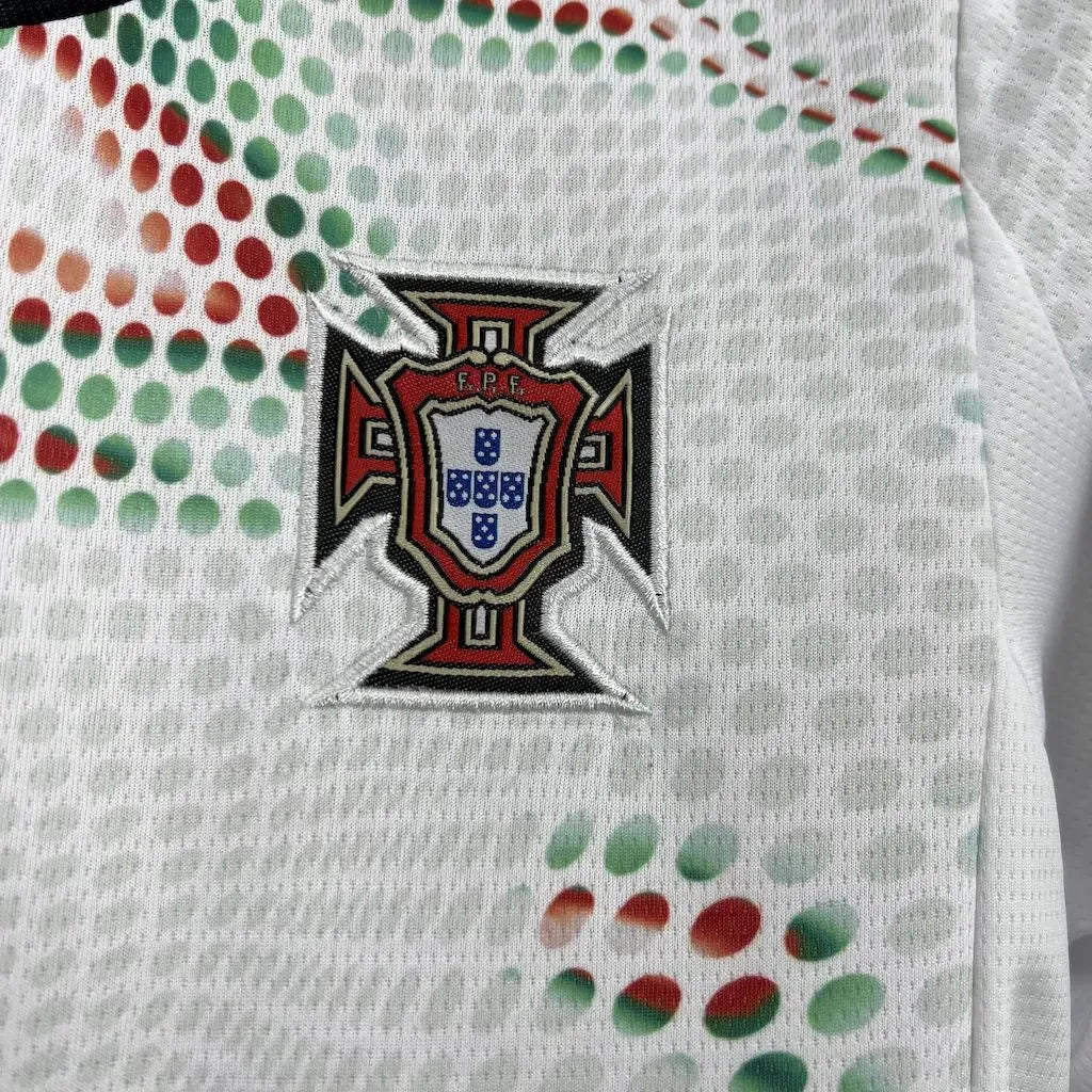 "Camisa Portugal Away 25/26 - Torcedor Infantil Branca - Netmantos"