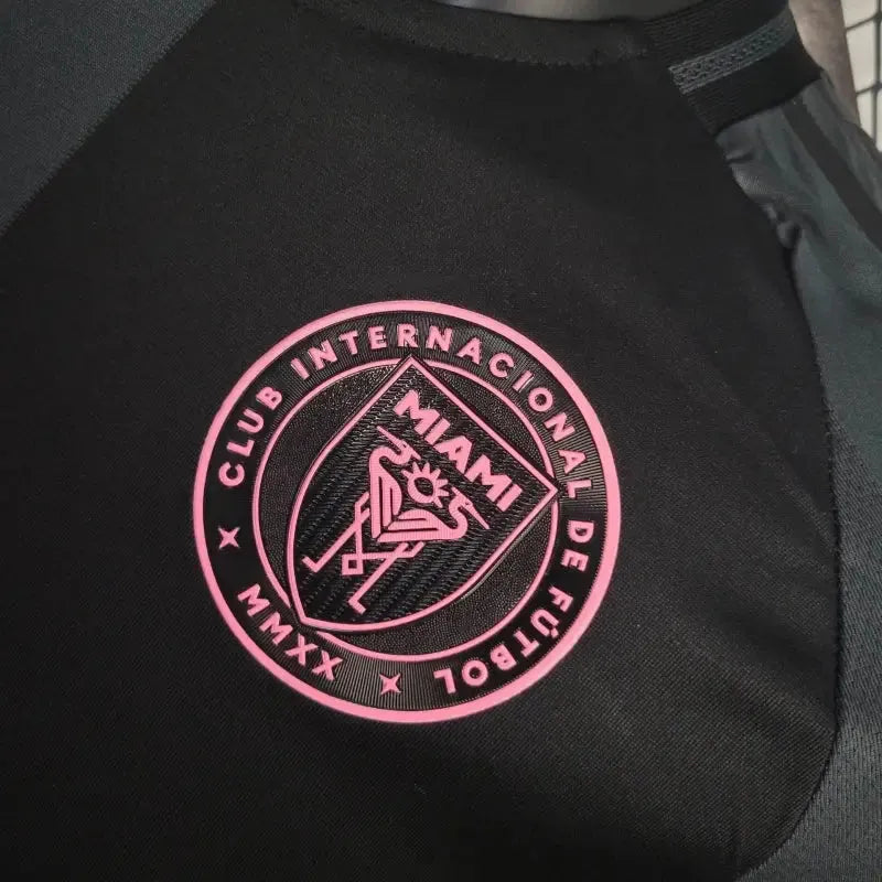 "Camisa Inter Miami Away 25/26 - Jogador Masculina Preta - Netmantos"