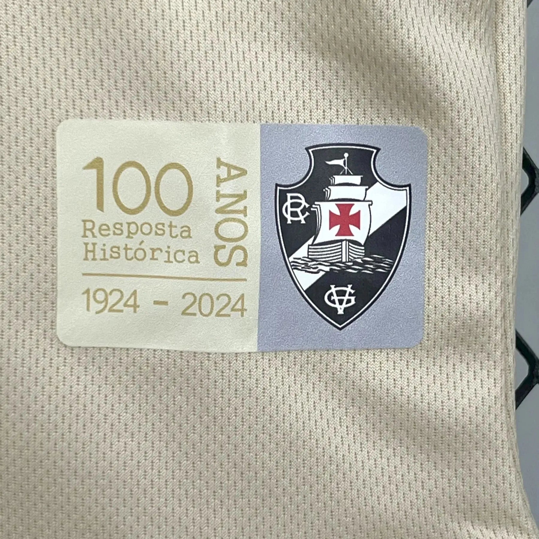 "Camisa Vasco da Gama Third Away 24/25 - Torcedor Infantil Branca e Dourada - Netmantos"