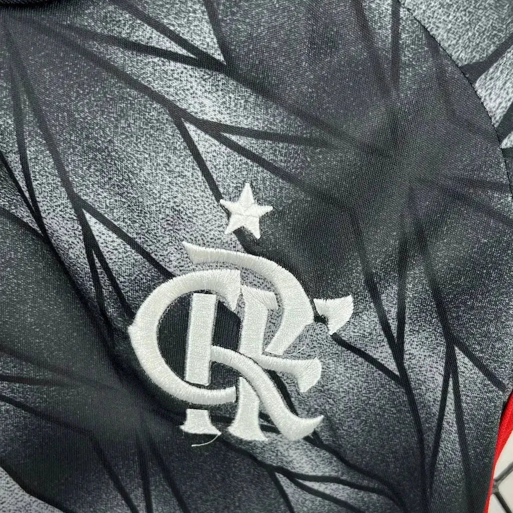"Camisa Flamengo Third Away 24/25 - Torcedor Infantil Cinza - Netmantos"