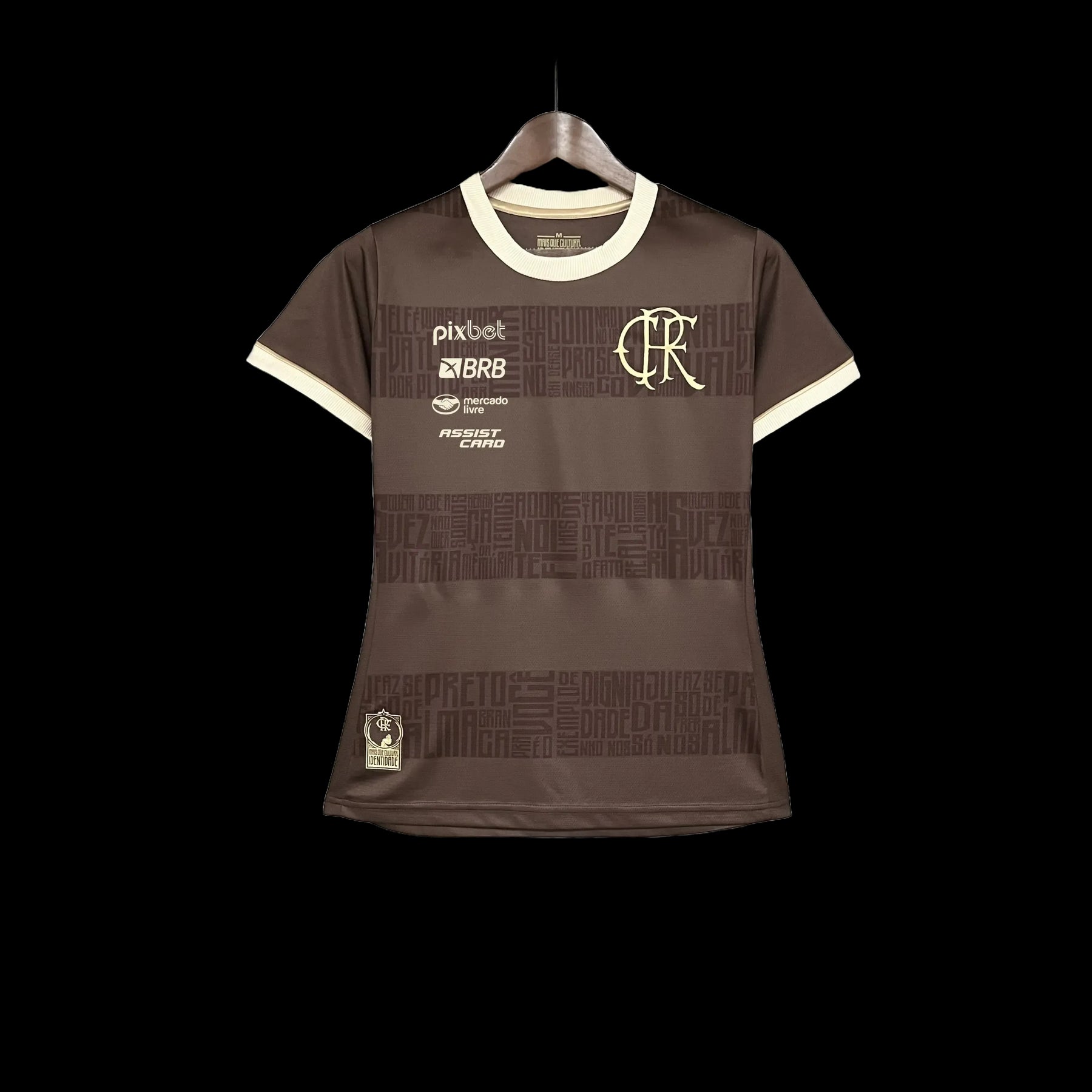 "Camisa Flamengo Identidade Novembro Negro 24/25 - Torcedor Feminina - Netmantos"