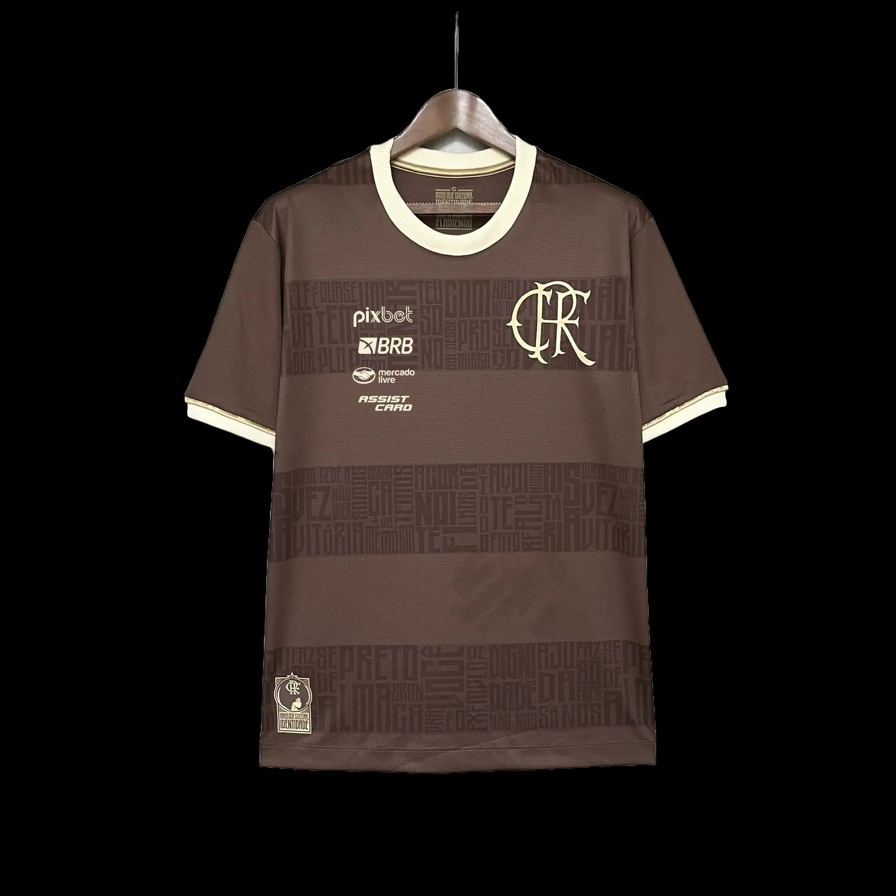 "Camisa Flamengo Identidade Novembro Negro 24/25 - Torcedor Masculina - Netmantos"