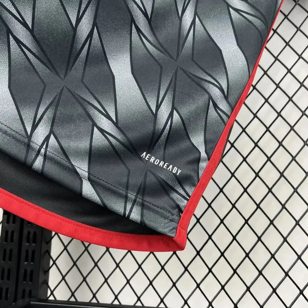 "Camisa Flamengo Third Away 24/25 - Torcedor Masculina Cinza + Todos Patrocínios - Netmantos"