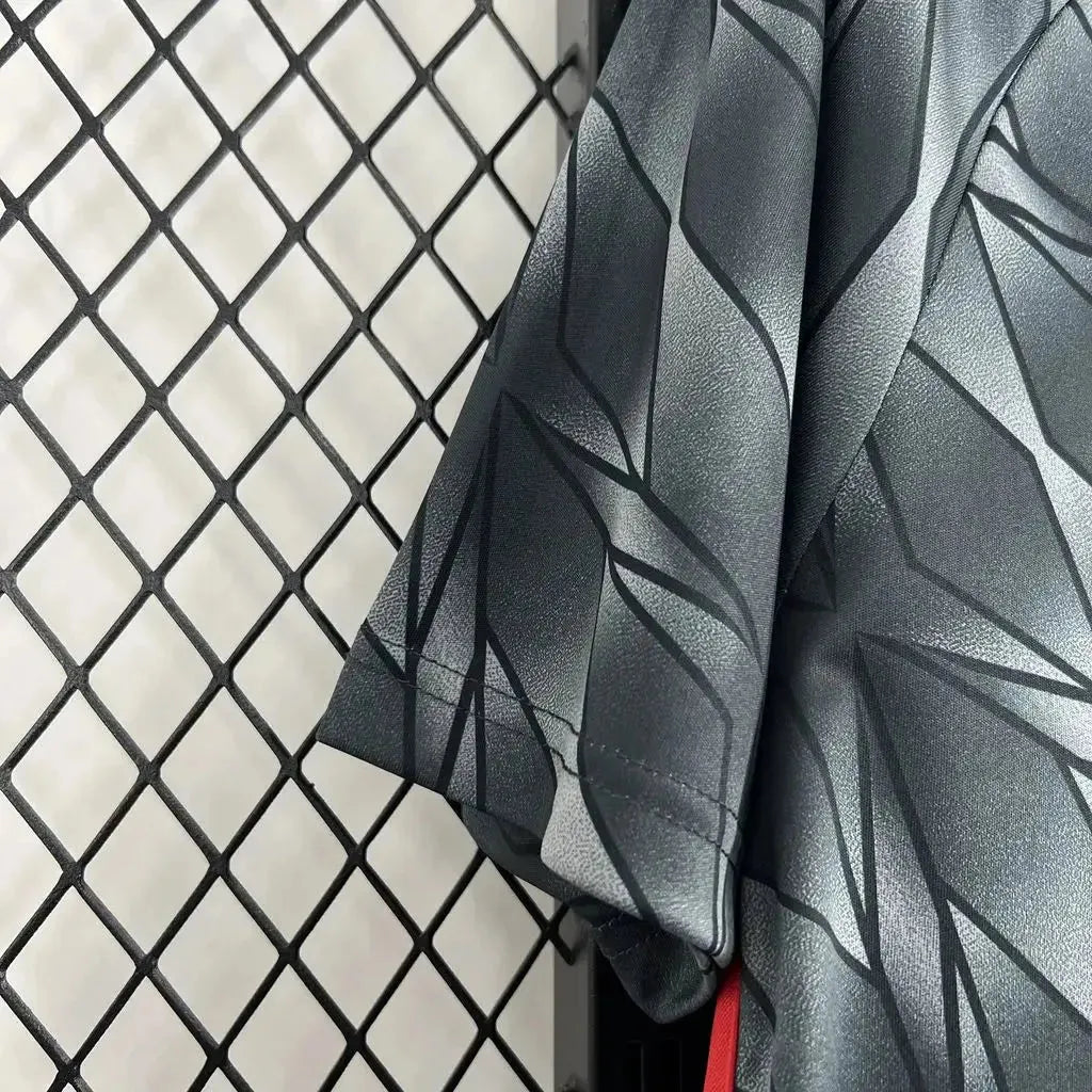 "Camisa Flamengo Third Away 24/25 - Torcedor Masculina Cinza + Todos Patrocínios - Netmantos"