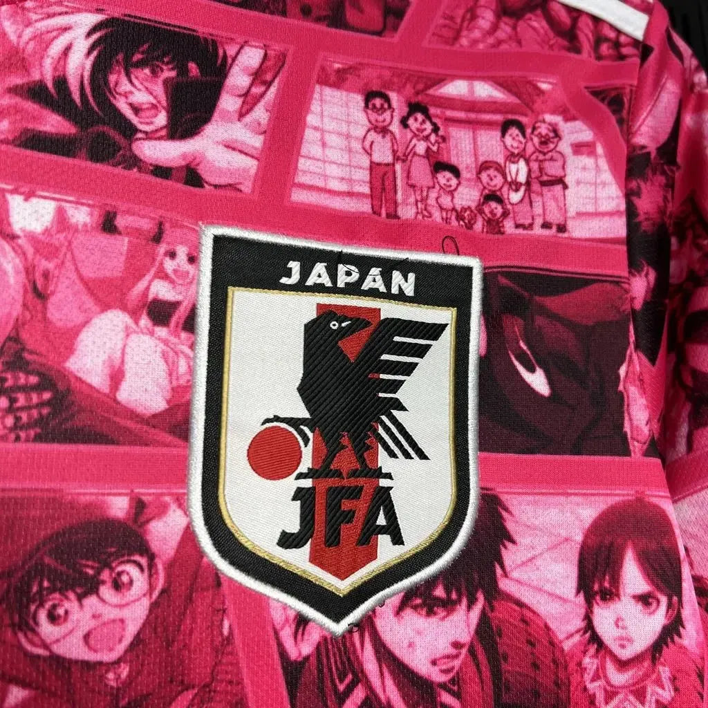 "Camisa Japão Edição Especial 24/25 - Torcedor Masculina Rosa - Netmantos"