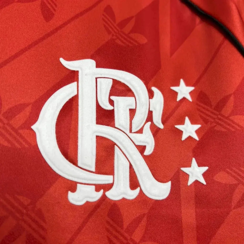 "Camisa Flamengo Lifestyler 24/25 - Torcedor Masculina Vermelha - Netmantos"