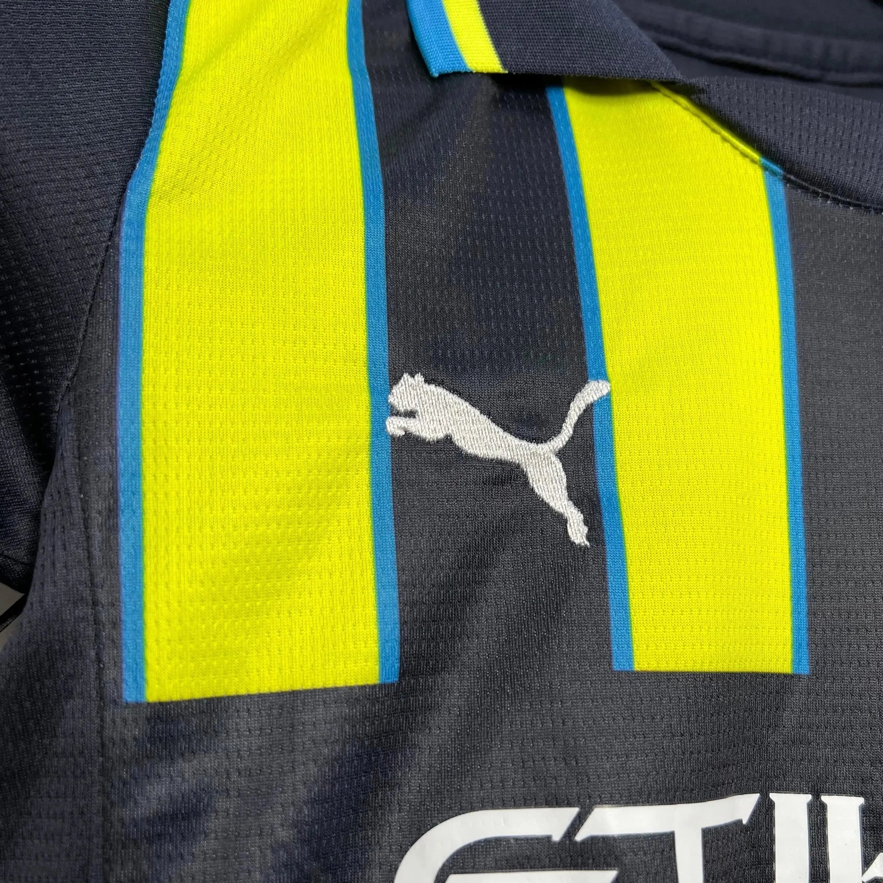 "Camisa Manchester City Away 24/25 - Torcedor Infantil Preta e Verde - Netmantos"
