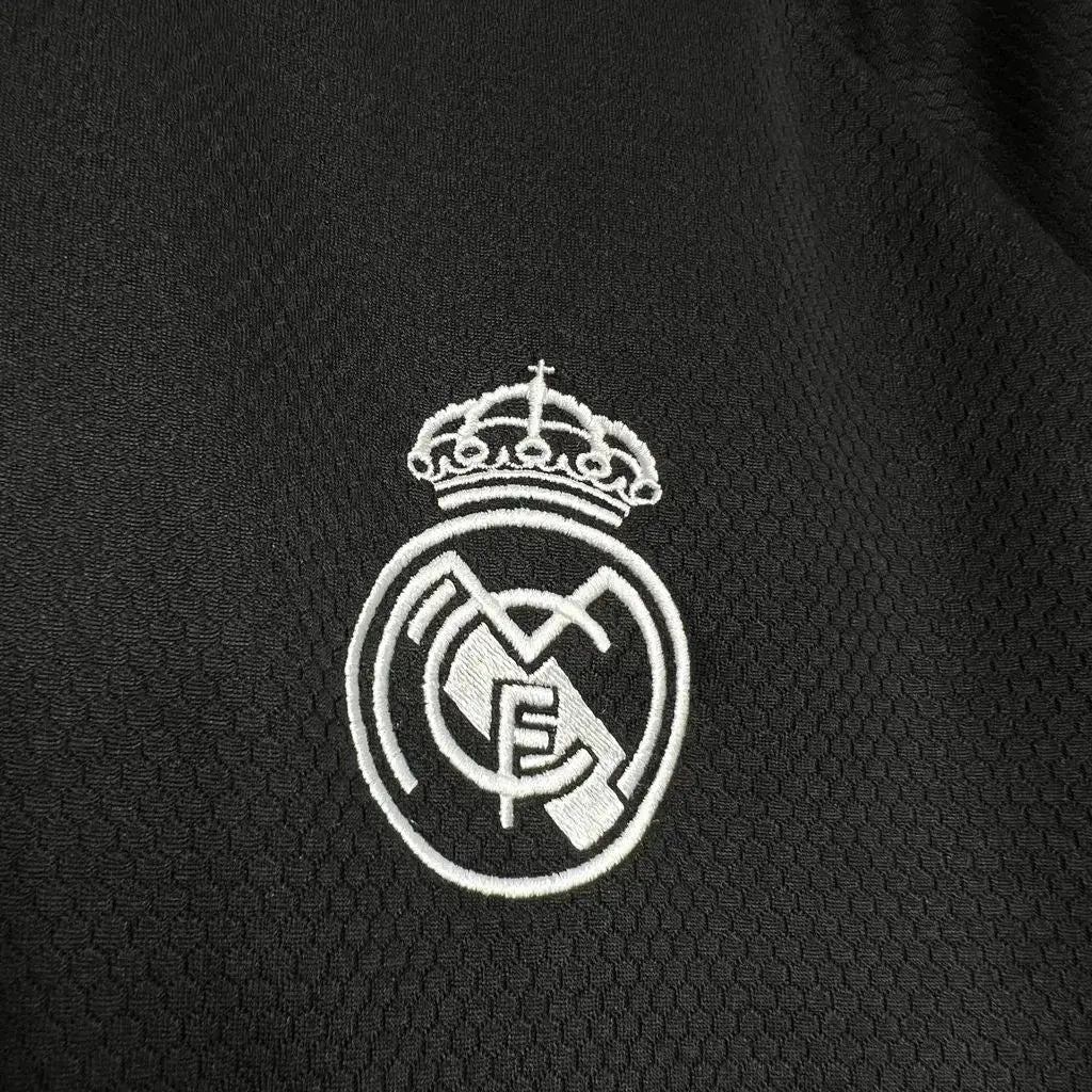 "Camisa Real Madrid Treino 24/25 - Torcedor Masculina Preta - Netmantos"