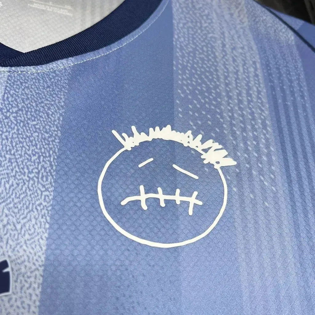 "Camisa Tottenham X Travis Scott Away 24/25 - Torcedor Masculina Azul - Netmantos"