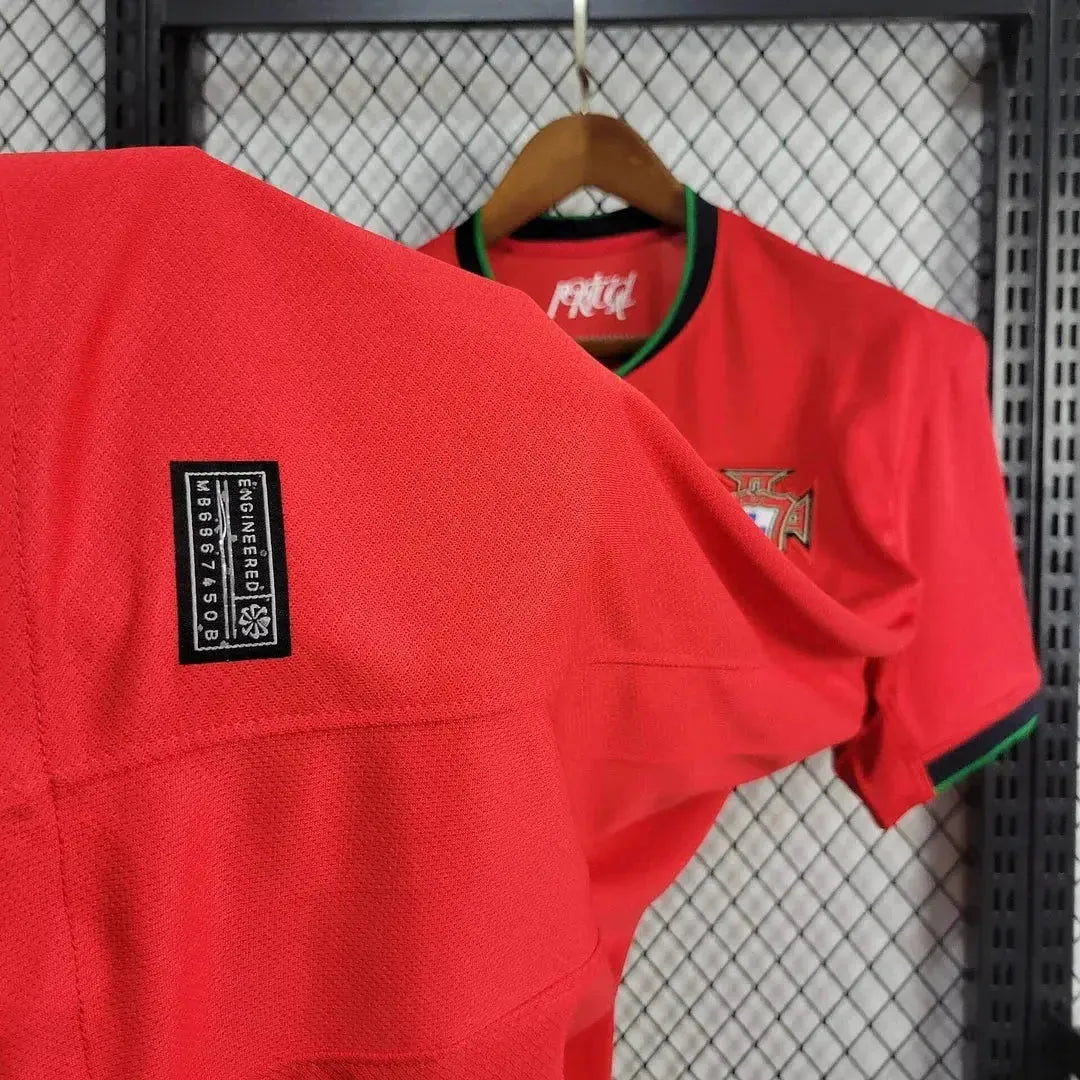 "Camisa Portugal Home 24/25 - Torcedor Masculina Vermelha - Netmantos"