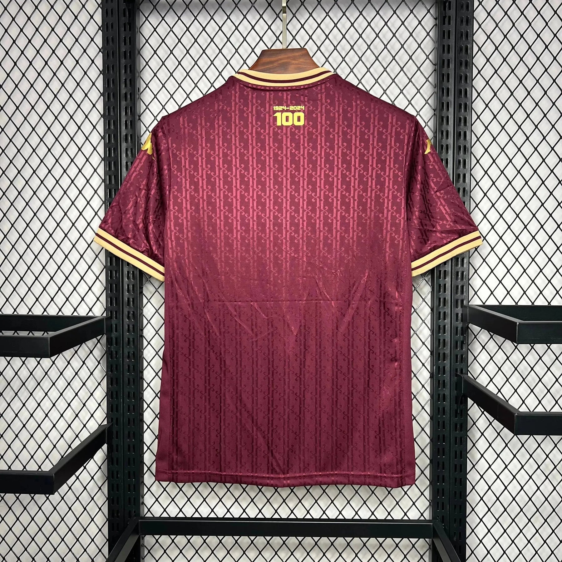 "Camisa Juventus da Mooca Centenário Home 24/25 - Torcedor Masculina Vermelha/Vinho - Netmantos"