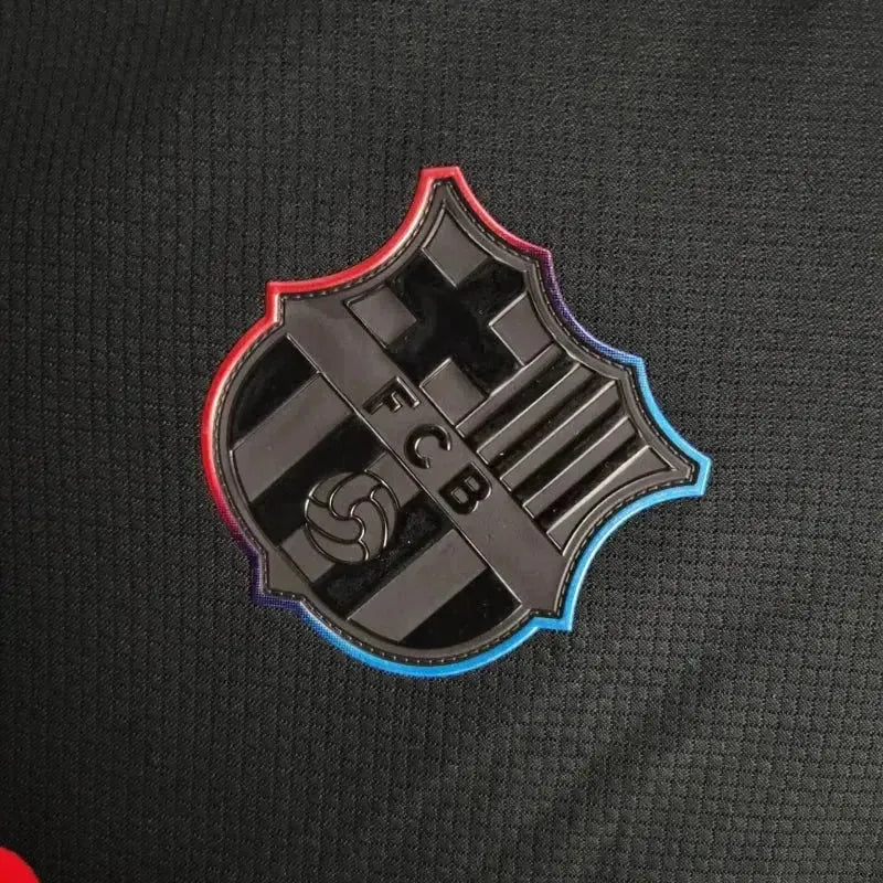 "Camisa Barcelona Away 24/25 - Torcedor Masculina Preta - Netmantos"