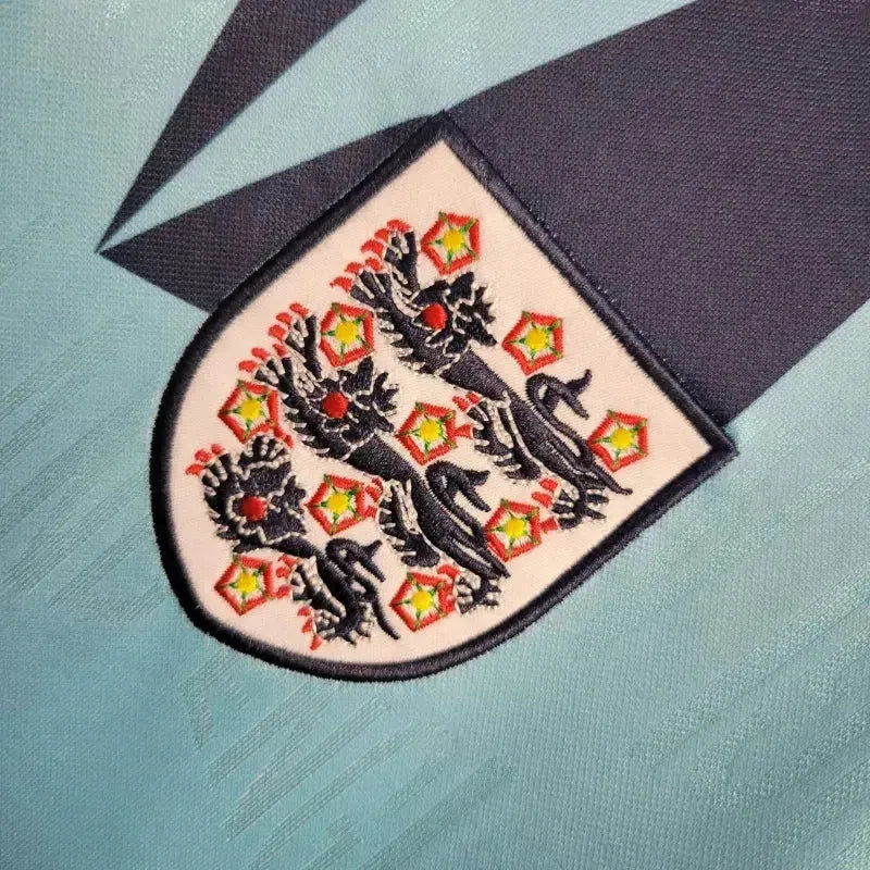 "Camisa Inglaterra Retrô Away II 1992 - Torcedor Masculina Azul - Netmantos"