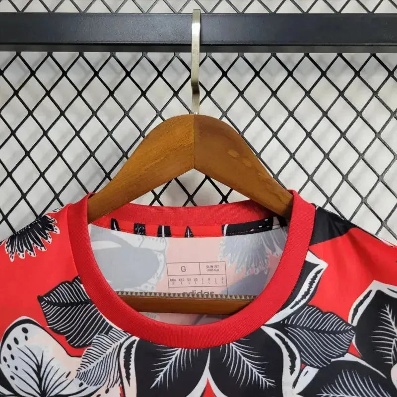 "Camisa Flamengo Edição Especial FARM 24/25 - Torcedor Masculina Vermelha Florida - Netmantos"