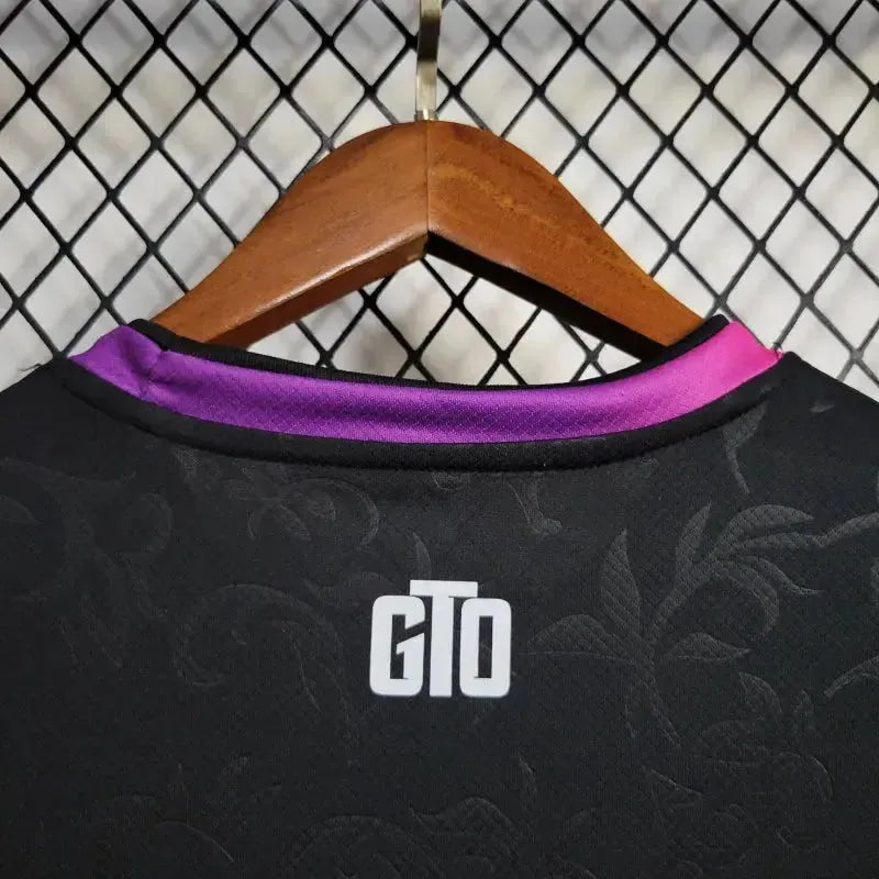 "Camisa PSG Edição Especial 24/25 - Torcedor Masculina Preta e Rosa - Netmantos"