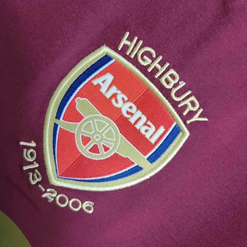 "Camisa Arsenal Retrô 2005/06 - Torcedor Masculina Vermelha - Netmantos"