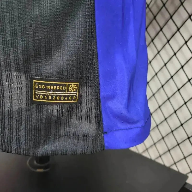 "Camisa Barcelona Away 24/25 - Jogador Masculina Preta - Netmantos"