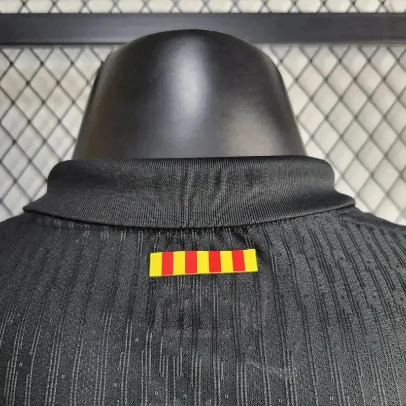 "Camisa Barcelona Away 24/25 - Jogador Masculina Preta - Netmantos"