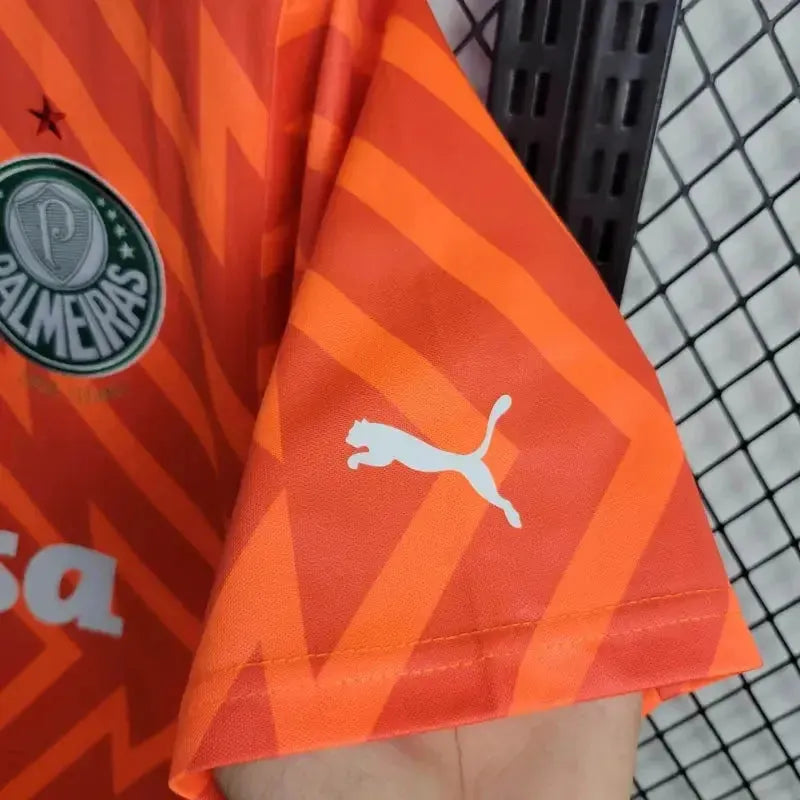 "Camisa Palmeiras Goleiro 24/25 - Torcedor Masculina Laranja - Netmantos"