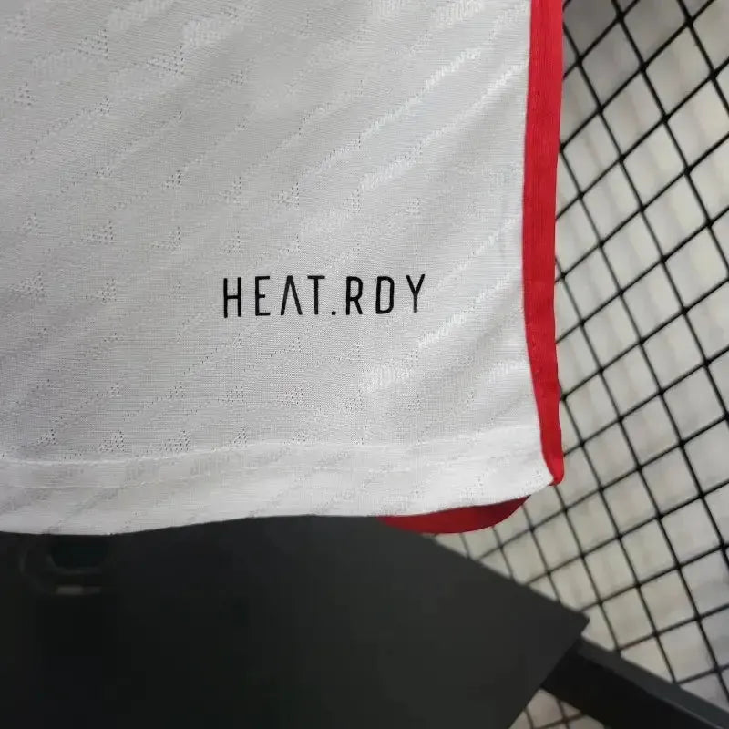 "Camisa Flamengo Away 24/25 - Jogador Masculina Branca + Todos Patrocínios - Netmantos"