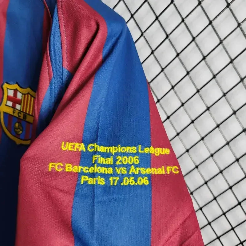 "Camisa Barcelona Home Retrô 2006 - Torcedor Masculina - Netmantos"
