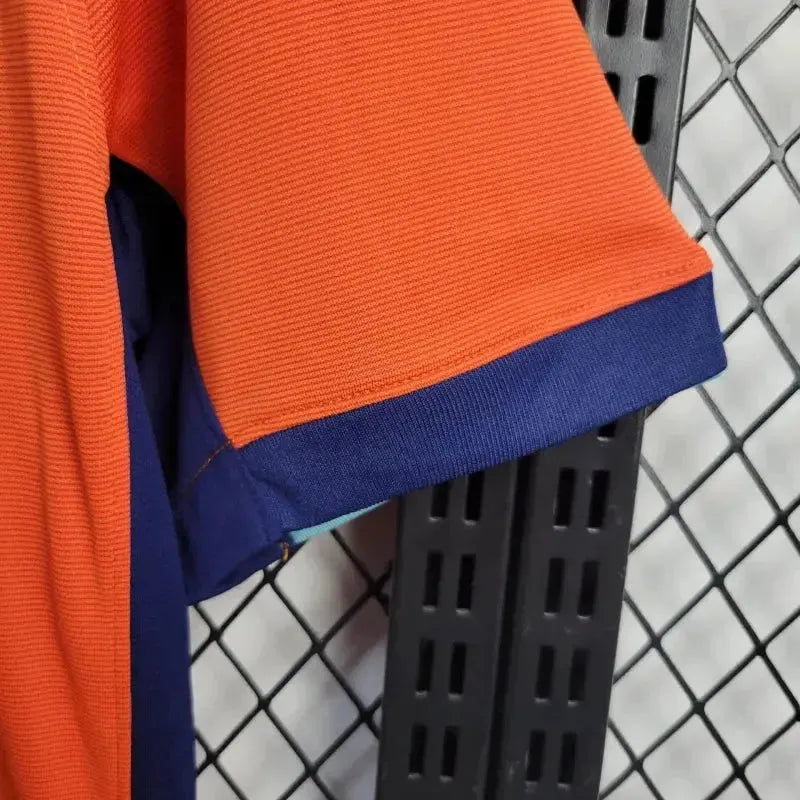 "Camisa Holanda Home 24/25 - Torcedor Masculina Laranja - Netmantos"