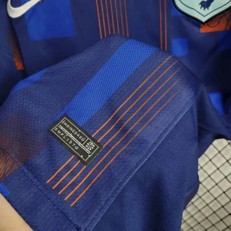 "Camisa Holanda Away 24/25 - Torcedor Masculina Azul - Netmantos"
