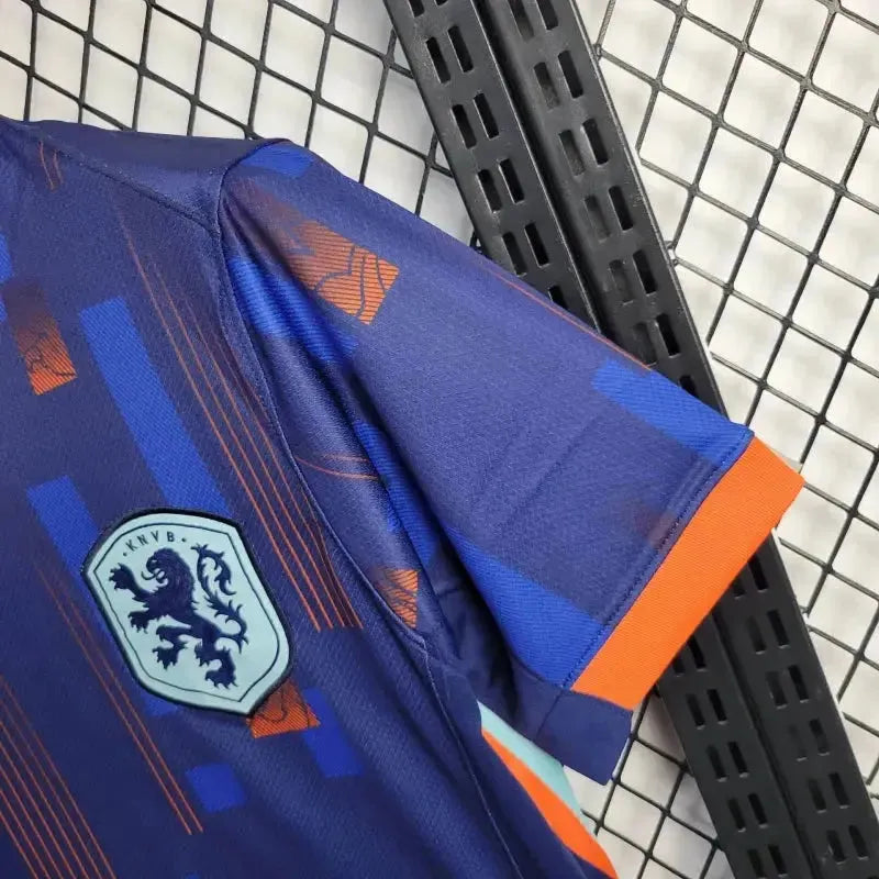"Camisa Holanda Away 24/25 - Torcedor Masculina Azul - Netmantos"