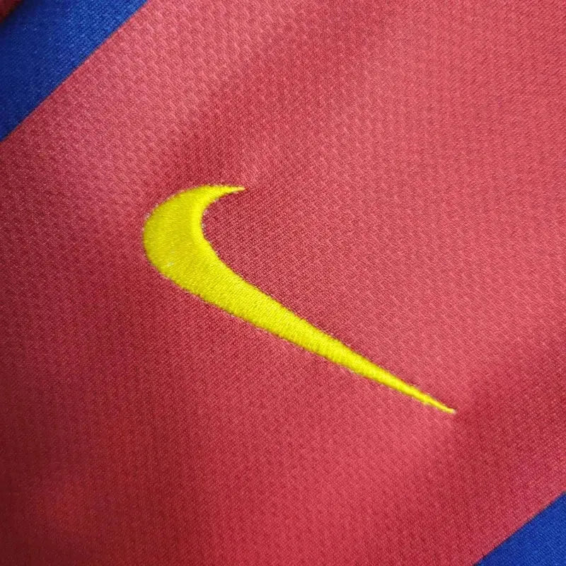 "Camisa Barcelona Home Retrô 2007/08 - Torcedor Masculina - Netmantos"