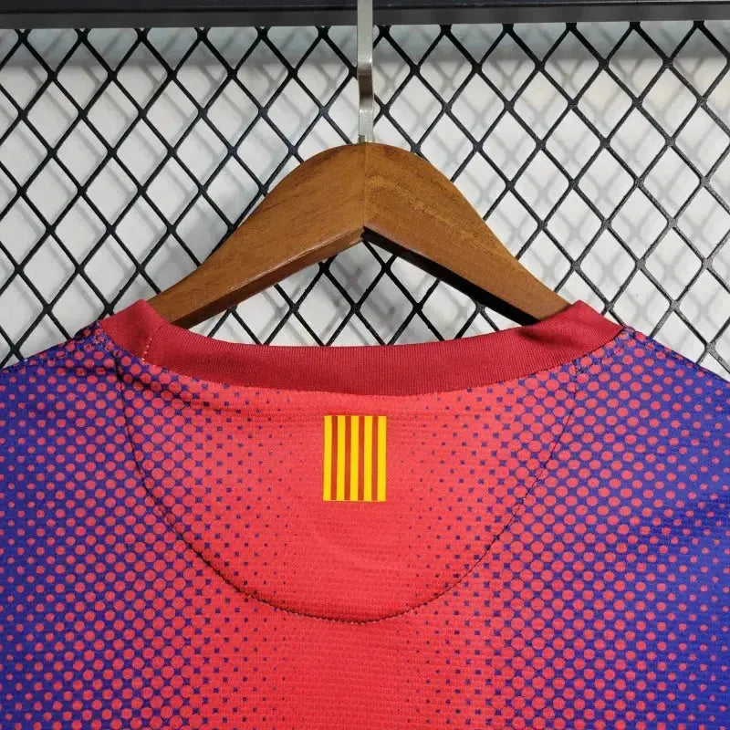 "Camisa Barcelona Home Retrô 2012/13 - Torcedor Masculina Manga Longa - Netmantos"