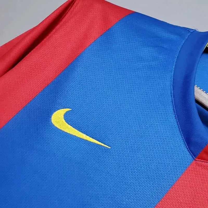 "Camisa Barcelona Home Retrô 2006/07 - Torcedor Masculina Manga Longa - Netmantos"